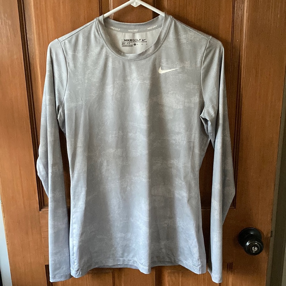 Nike dri fit long sleeve golf shirt